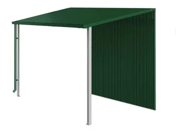 Postranní střecha k domku EUROPA 4, 5, tmavě zelená BH42050