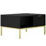 Konferenční Stolek 80 Austin Černá/Zlatý
