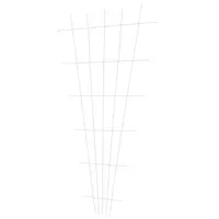 Mříž 150 cm forma "V", bílá