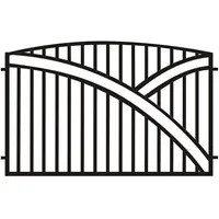 PLOTOVÉ POLE GENUA 2x1,25 ZN RAL9005 MAT