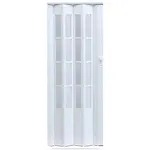 Shrnovací dveře Crystalline glass bílé 860mm