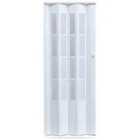 Shrnovací dveře Crystalline glass bílé 860mm