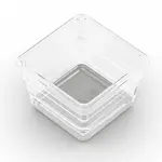 Organizér do zásuvky 1 Sistemo – transparent/šedý