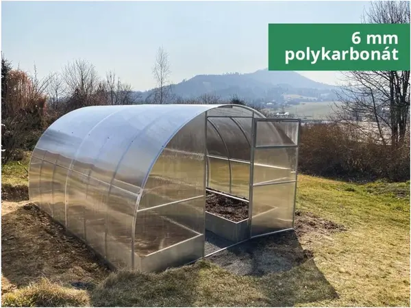 Polykarbonátový skleník LEGI MANDARIN 4 x 3 m, 6 mm GA179952-6MM