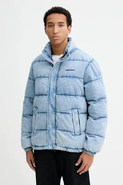 Bunda Guess Jeans modrá barva, zimní, M5BL0Q D6181