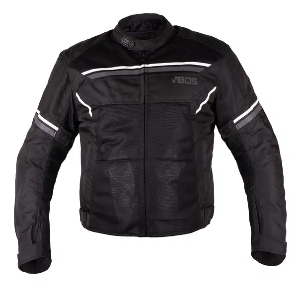 Pánská moto bunda BOS Laganas Full Black L