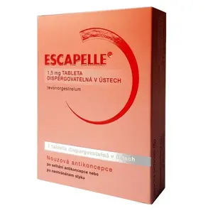 Escapelle 1,5 mg 1 tableta dispergovatelná v ústech