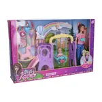 Panenka s děvčátkem na hřišti 30 cm