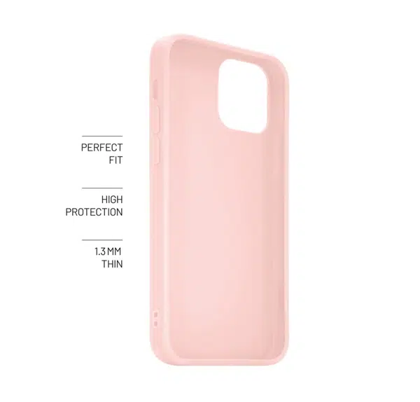 Zadní kryt FIXED Story pro Apple iPhone 4 SE, růžová