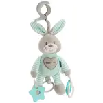 BABY MIX KRÁLIK Plyšová hračka s vibráciou, sivá, veľkosť