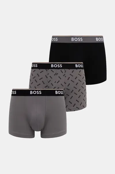 Boxerky BOSS Trunk 3P Power Desig 3-pack