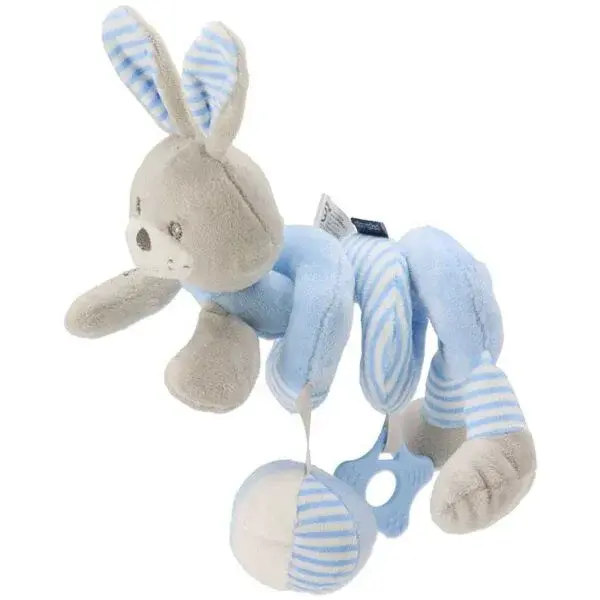 BABY MIX KRÁLIK Hračka na postieľku, svetlomodrá, veľkosť