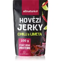 Allnature Hovädzie jerky Chilli & Lime sušené mäso hovädzie 100 g
