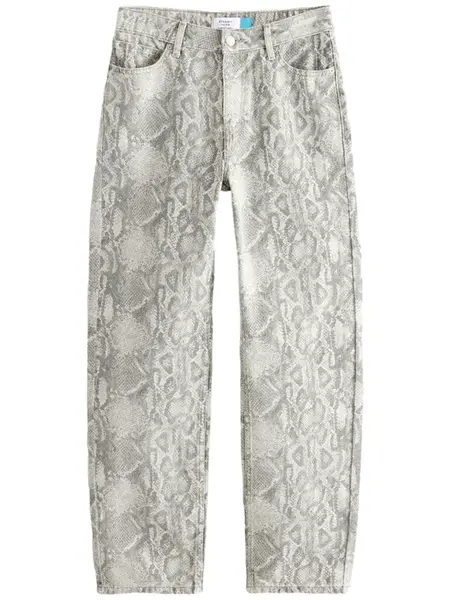 Next Džínsy  svetlosivá / šedobiela