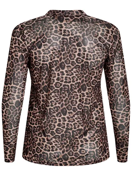 Zizzi Blúzka 'Eleah'  hnedá / čierna