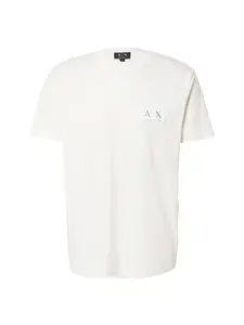 ARMANI EXCHANGE Tričko  strieborná / šedobiela