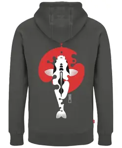 Kumu mikina rising sun šedé - l