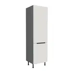 Vysoká potravinová skříňka Aria ANT 60 DK-210 2F Barva korpusu: Antracit, Barva dvířek: WH - Crystal white AFM