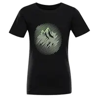 Dětské rychleschnoucí triko s cool-dry alpine pro dallo 3 černá 152-158