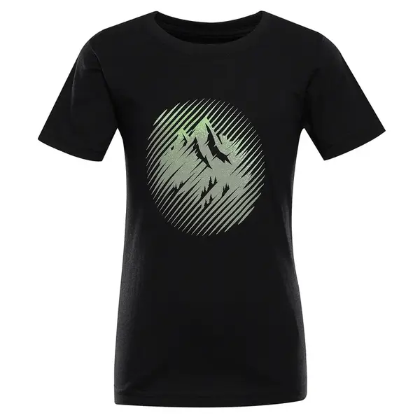 Dětské rychleschnoucí triko s cool-dry alpine pro dallo 3 černá 152-158