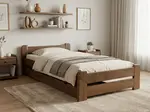 Posteľ Emily 80 x 200 cm, dub Rošt: S lamelovým roštom, Matrac: Matrac SOMMERA 18 cm