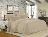 Hotelové obliečky z mikrovlákna JASMINE PURE svetlohnedé - prúžok 2 cm, hotelové vrecko Rozmer obliečky: 70 x 90 cm | 140 x 200 cm