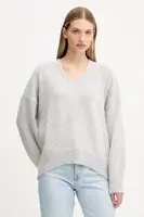 Svetr s příměsí vlny BOSS Orange C Fondyssa