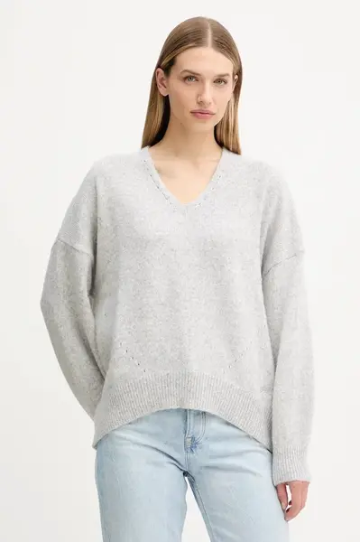 Svetr s příměsí vlny BOSS Orange C Fondyssa