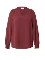 ONLY Carmakoma Blúzka 'CARMetta'  burgundská