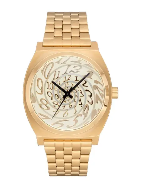 Nixon Analógové hodinky 'Time Teller'  zlatá / čierna / biela