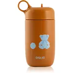 Equa Kids nerezová láhev na vodu pro děti Teddy Bear 400 ml