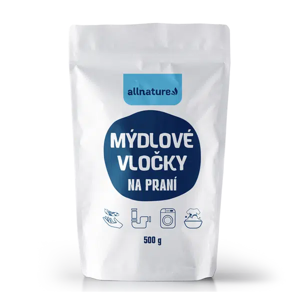 Allnature Mýdlové vločky na praní 500 g