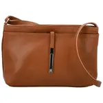 Dámská kožená crossbody kabelka koňaková - Delami Vera Pelle Finni