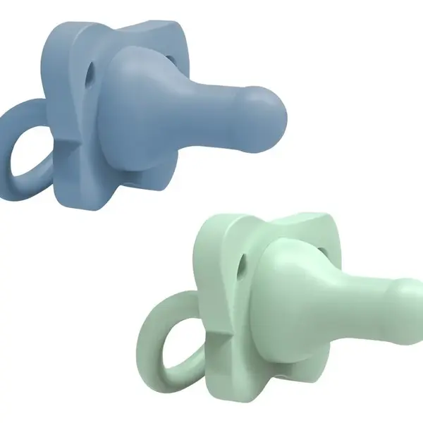 Dr.Browns Dudlík Happy Paci 0m+ 2 ks modrý/zelený