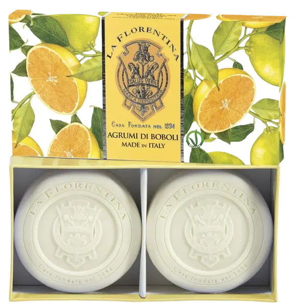 LA FLORENTINA Kazeta mýdel Agrumi di Boboli 2 x 115 g