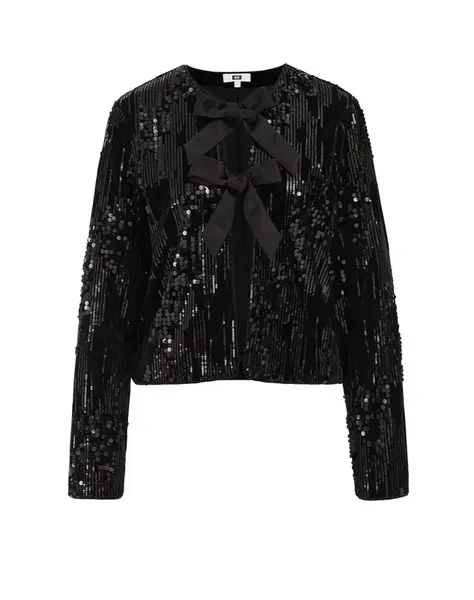 WE Fashion Blúzka  čierna