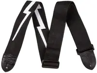 Fender 2" Nylon Lightning Bolt Strap, Black