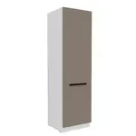 Vysoká potravinová skříňka Aria 60 DK-210 2F Barva korpusu: Bílá, Barva dvířek: TA - Sandgrau AFM