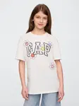 GAP  Dívčí Dětské tričko s logem  × SmileyWorld® 746204-01 Veľkosť: M