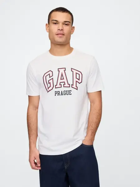 GAP  Pánské Tričko s logem  Prague 646667-01 Veľkosť: L