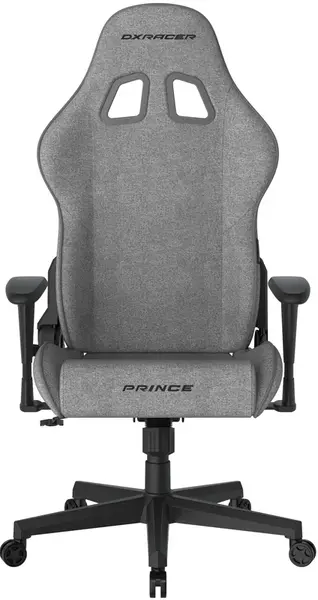 Herní židle DXRacer PRINCE šedá, látková