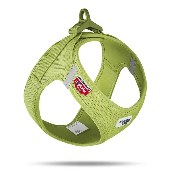 Curli Postroj pro psy se sponou Air-Mesh Lime L, 8-13 kg