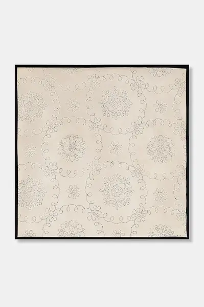 Šátek Sisley dámský, béžová barva, 6TUUW51TF