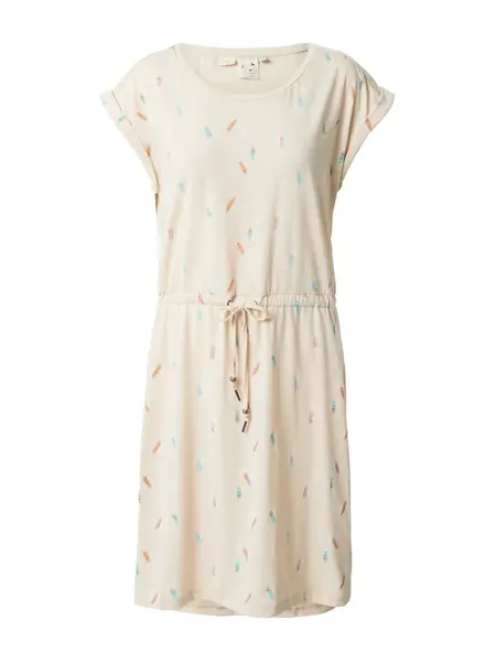 Ragwear Letné šaty 'MALLORY'  krémová / nefritová / oranžová / ružová