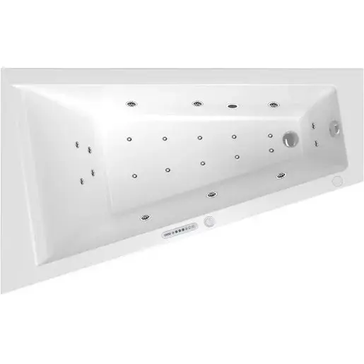 Masážna vaňa SIKO Idea Plus 160x100 cm LUXUS akrylát pravá SIKOHMLID160100P