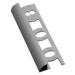 Lišta ukončovací "oblá" Profil-EU, PVC, dĺžka 250 cm, výška hrany 9 mm, L92503