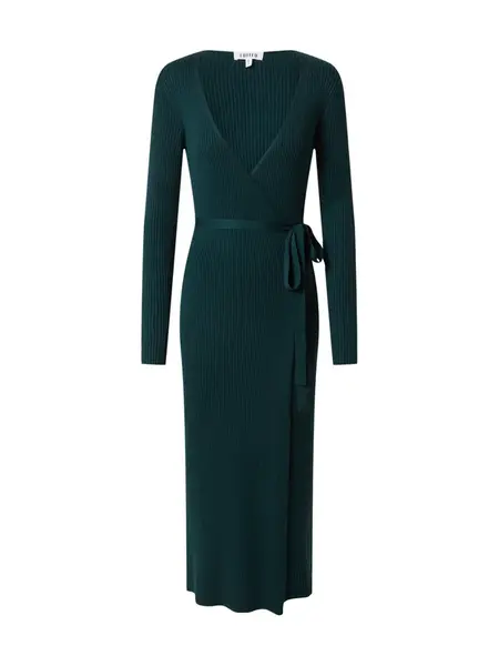 EDITED Pletené šaty 'Mailien'  tmavozelená