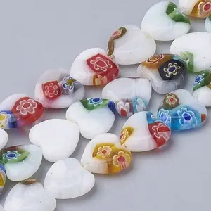 Handmade Millefiori Lampwork Beads Strands