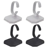 4Pcs 2 Colors Velvet Bracelet Display Stands
