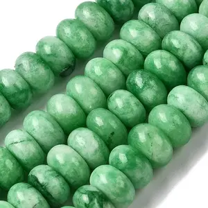 Dyed Natural White Jade Beads Strands